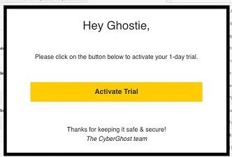 CyberGhost free trial