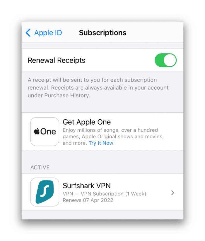 Esta imagen tiene un atributo alt vacío; su nombre de archivo es surfshark-ios-vpn-receipts-renewal-700x824-iphone.png