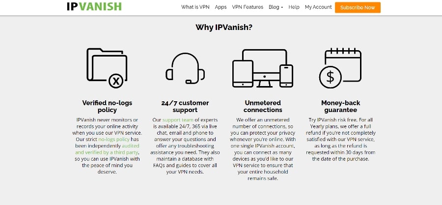 IPVanish-Überprüfung - Benutzererfahrung