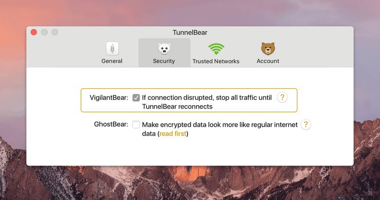 VigilantBear unter macOS verwenden