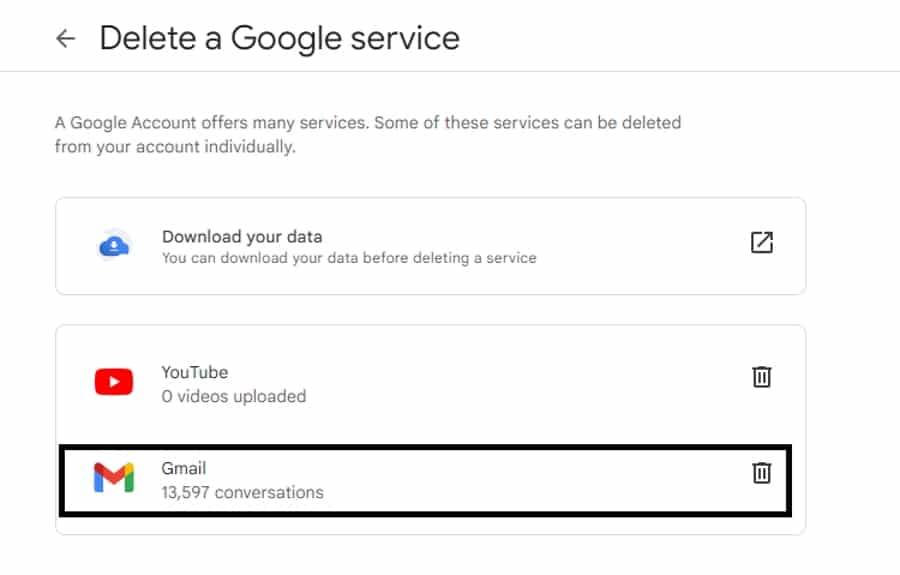 How to Delete Your Gmail Account 4