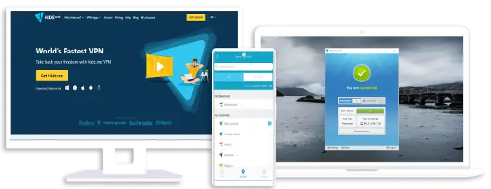 Hide.me devices